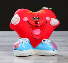 Копилка "Сердце мальчик"